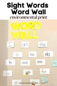 Environmental print word wall