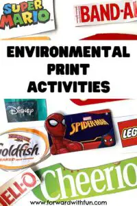 Environmental print activities