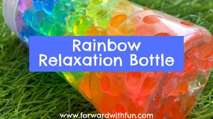 Rainbow Relaxation Bottles: Water Bead Crafts