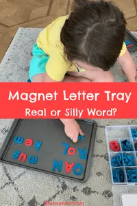 making real and silly words activity