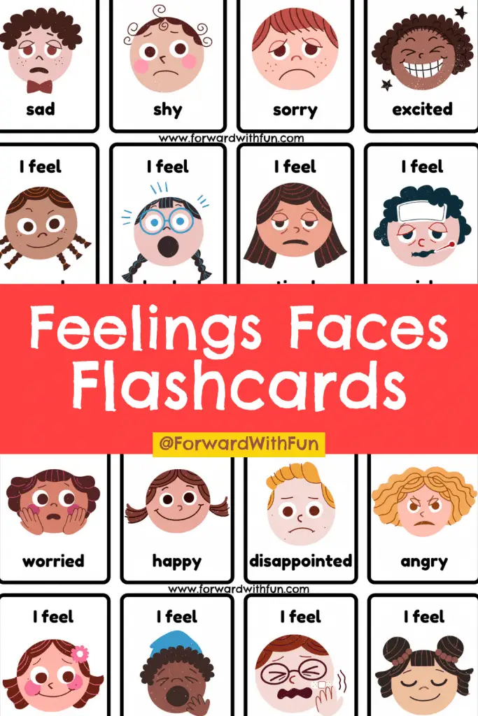 feelings faces charts children