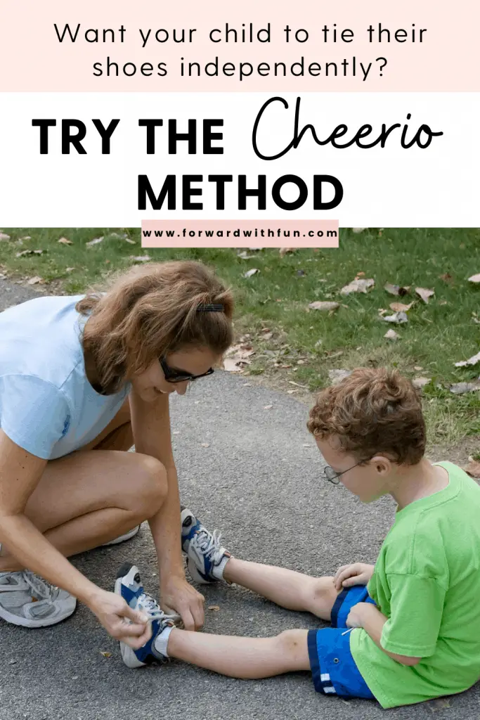 The Cheerio Method of tying shoes for kids