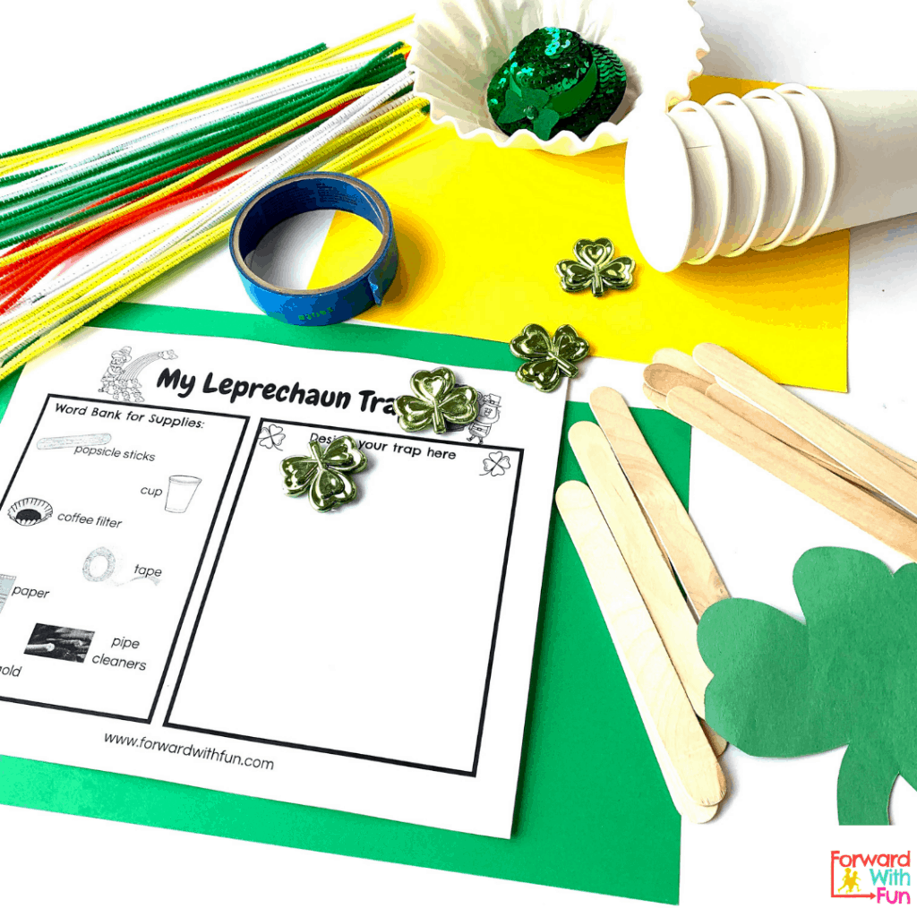 st. patricks day stem supplies