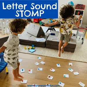 learning letters and beginning sounds gross motor
