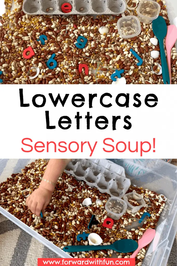 lowercase letters sensory soup