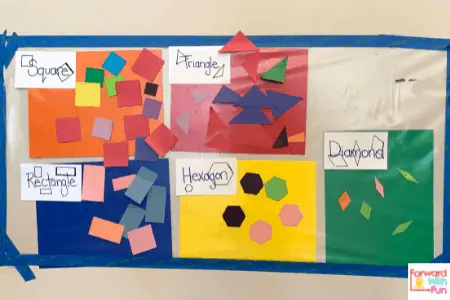 shape sorting wall