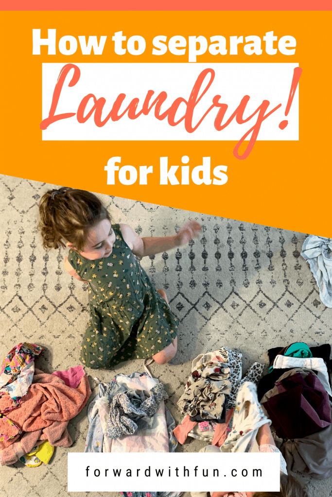 how to separate laundry for kids
