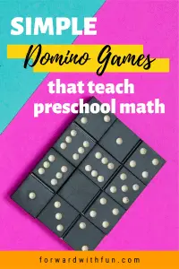 5 Simple Domino Math Activities For Preschool - Forward With Fun