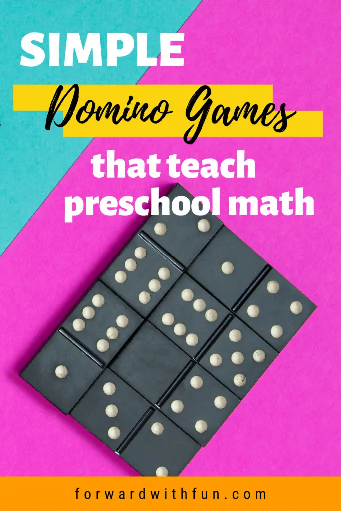 simple domino math activities for preschool