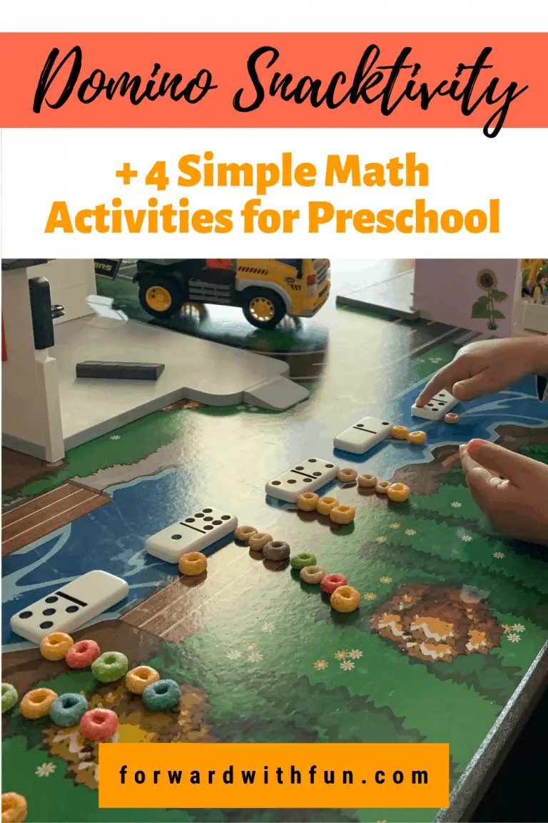 5 Simple Domino Math Activities For Preschool - Forward With Fun