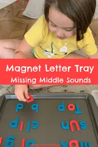 making words activity focusing on middle sounds