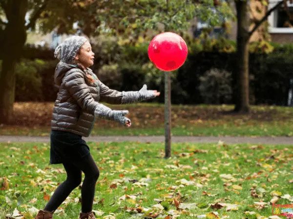 playing catch while rote counting