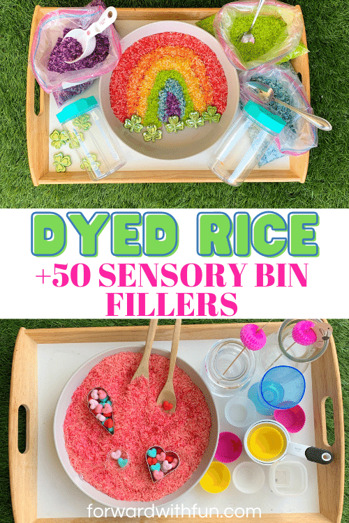 50 Non-Food Sensory Bin Fillers {Free Printable List}
