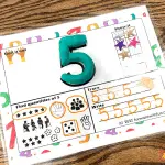 Teach 1-10 in Five Ways with Free Number Mats