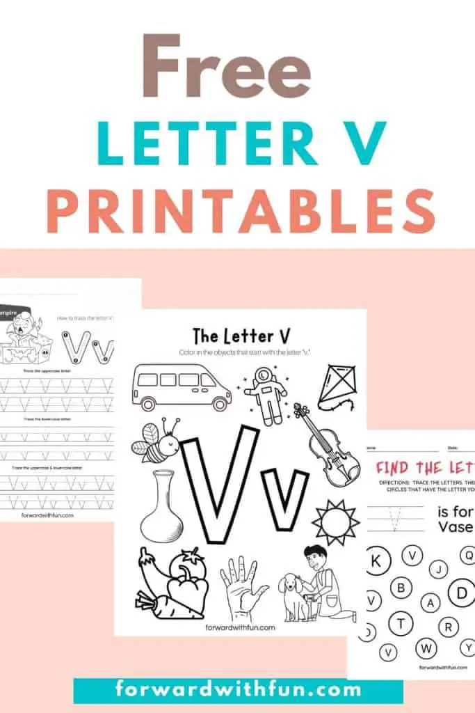 free letter v printables