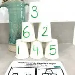 Epic Subtraction Fact Fluency Cup Stacking Challenge