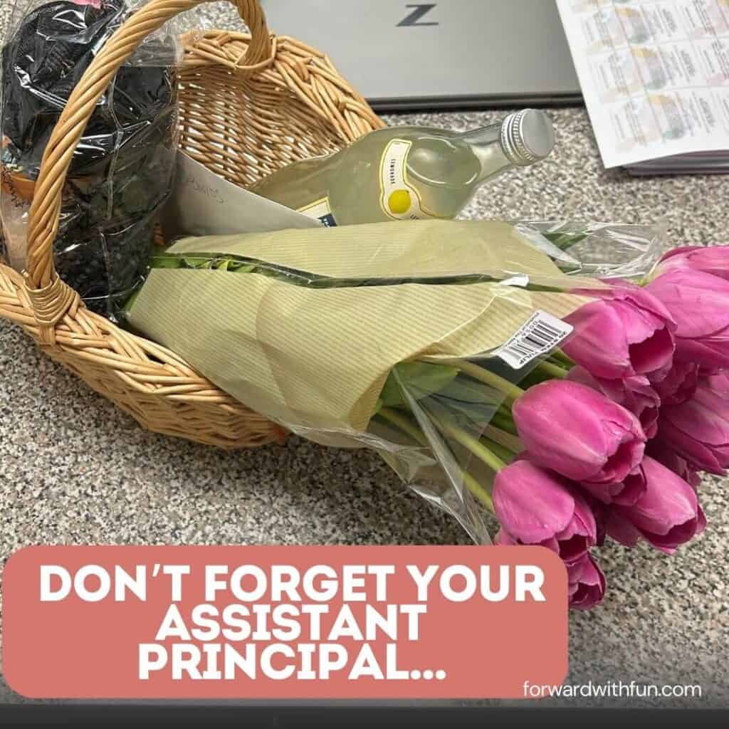 assistant principal appreciation gift basket