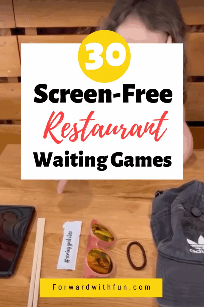 30 screen free restaurant waiting games
