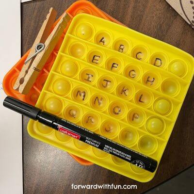 pop it counting with one to one correspondence