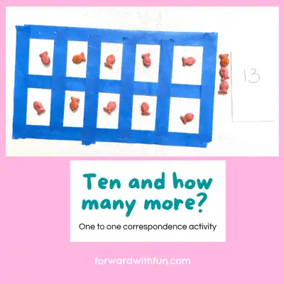 ten frames to teach one to one correspondence