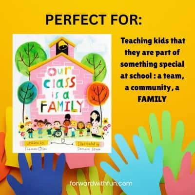 first day of school story book cover perfect for teaching kids they're part of something special at school